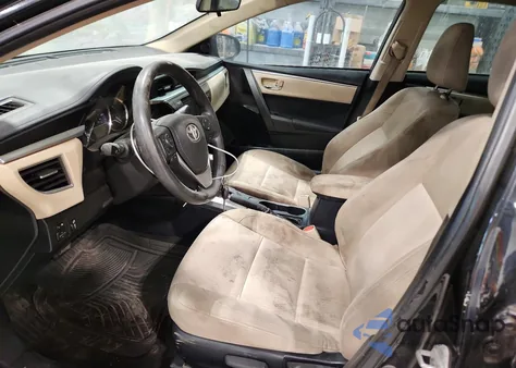 2014 Toyota Corolla L z USA, uszkodzony, nr VIN 2T1BURHE3EC137089